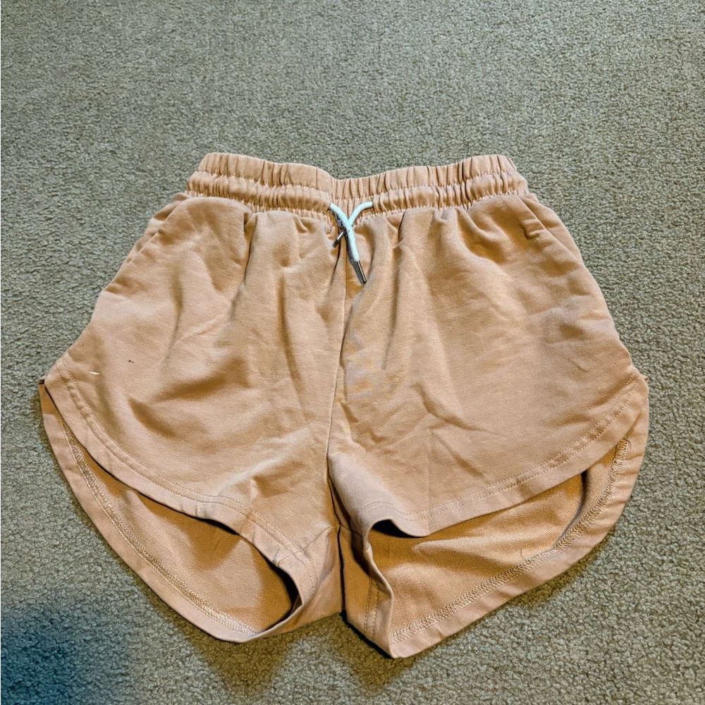SHEIN High Waist Tan Shorts
